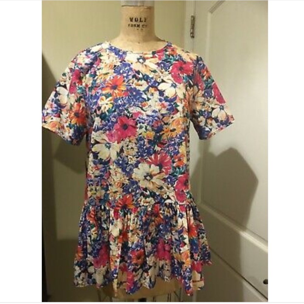 NWT ZARA DOLLY BLOUSE  SIZE XS